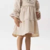 Baby Girl Formal Dress with Collar Detail: Ages 2-5
