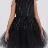 Black Tutu Kids Dress: Ages 2-9