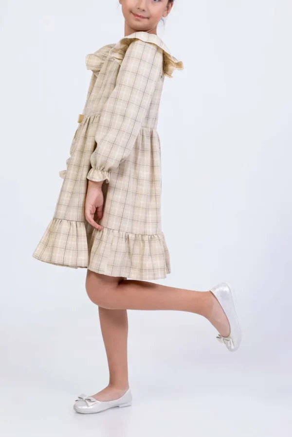Ruffled Sleeves Easter Dress : Ages 2-9