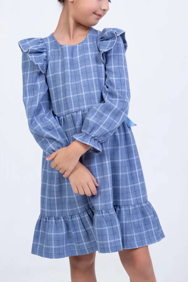 Ruffled Sleeves Easter Dress : Ages 2-9