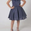girls-party-dress-with-bowBlue Girls Party Ddress with Bow : Ages 2-9