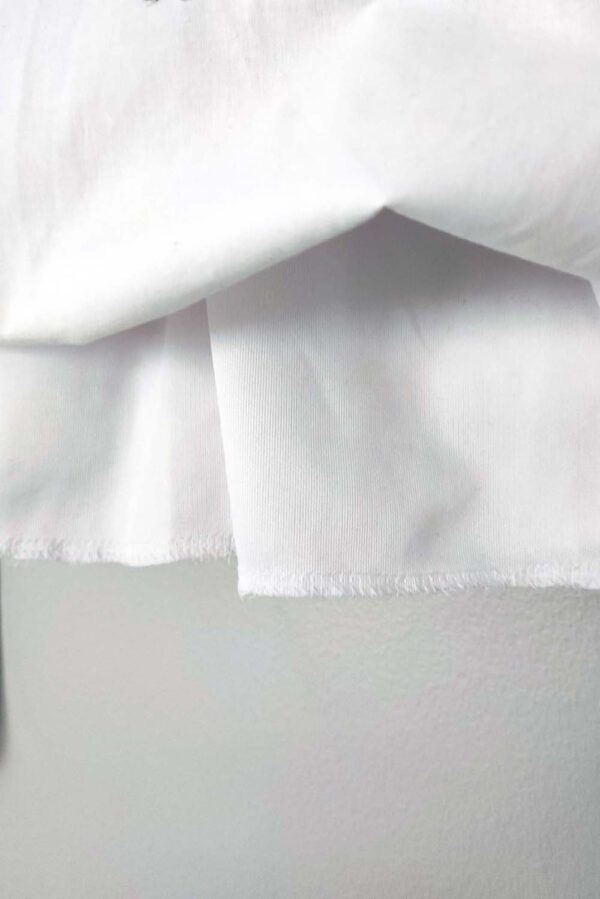 Girls' Cotton Dress with Cross-Stitch Embroidery