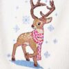Baby Girl Velvet Dress - Cross-Stitch Embroidery