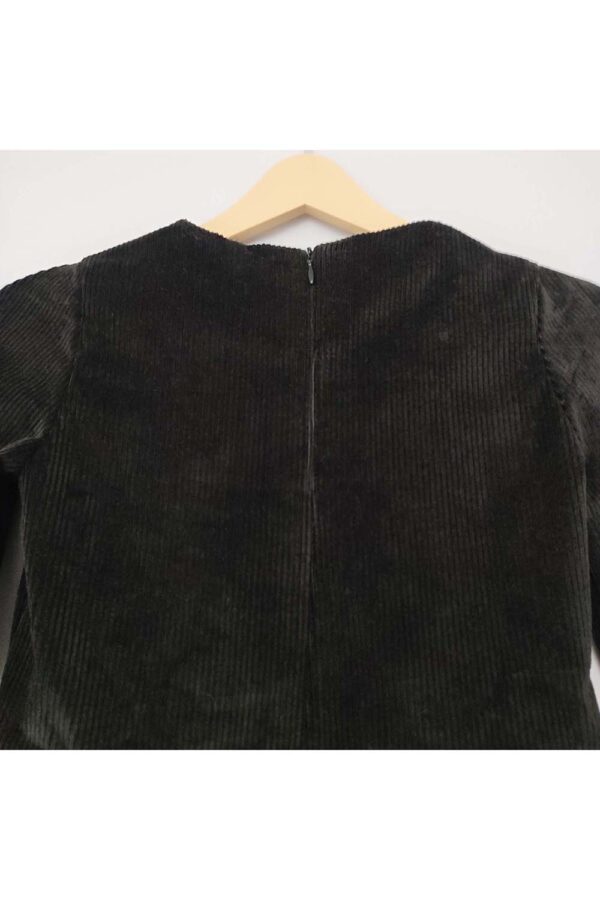 Velvet Kids Dress - Handmade Elegance and Winter Warmth