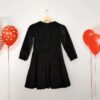 Velvet Kids Dress - Handmade Elegance and Winter Warmth